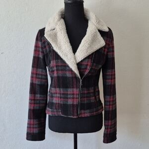 Jack By BB Dakota Plaid Sherpa-Lined Jacket